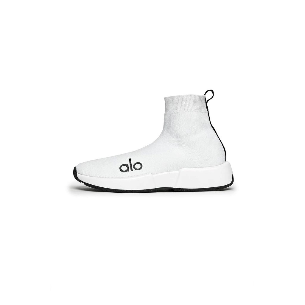 Tenis Alo Yoga Velocity Knit Mujer Blancos | UJPQ08791