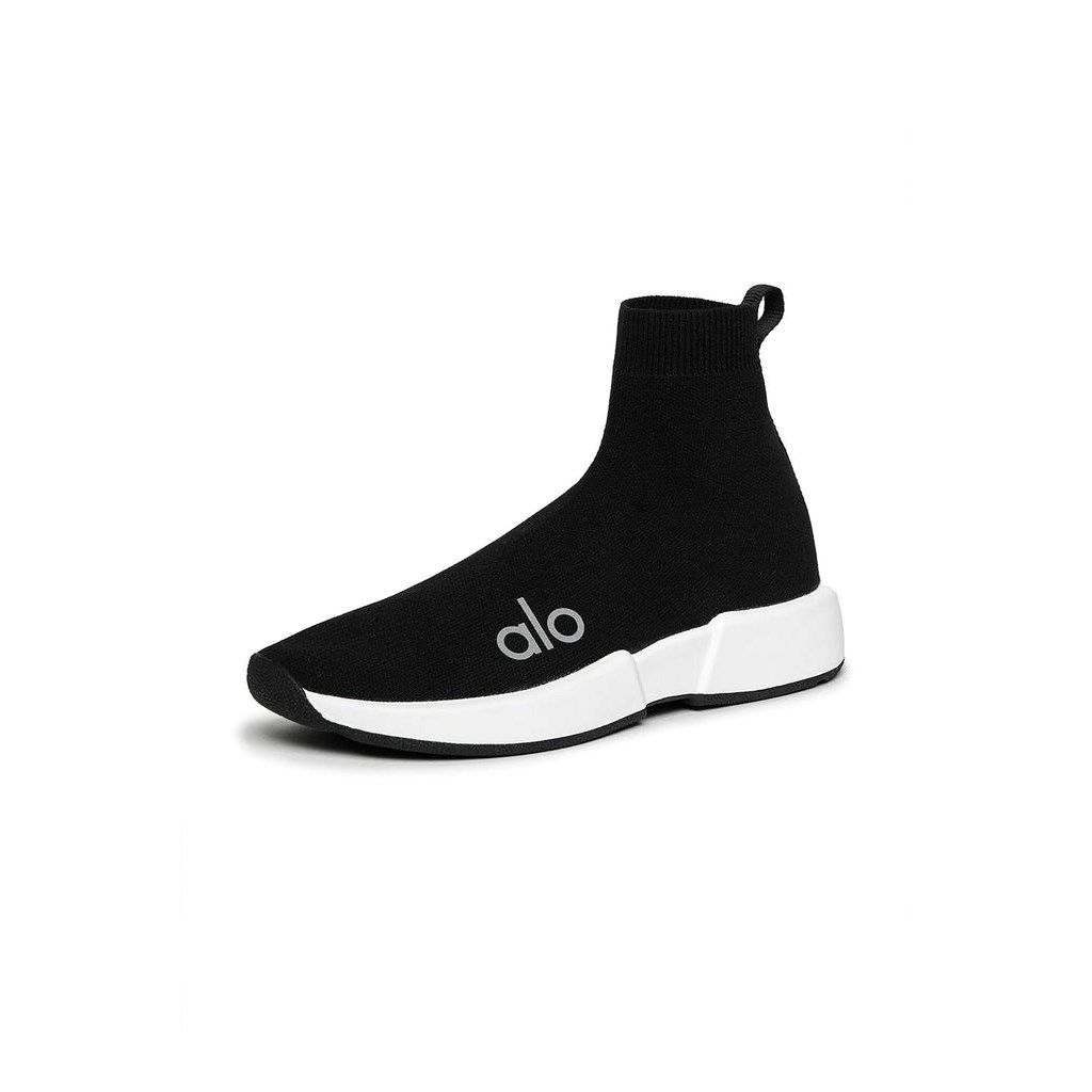 Tenis Alo Yoga Velocity Knit Mujer Negros | IVYL84920
