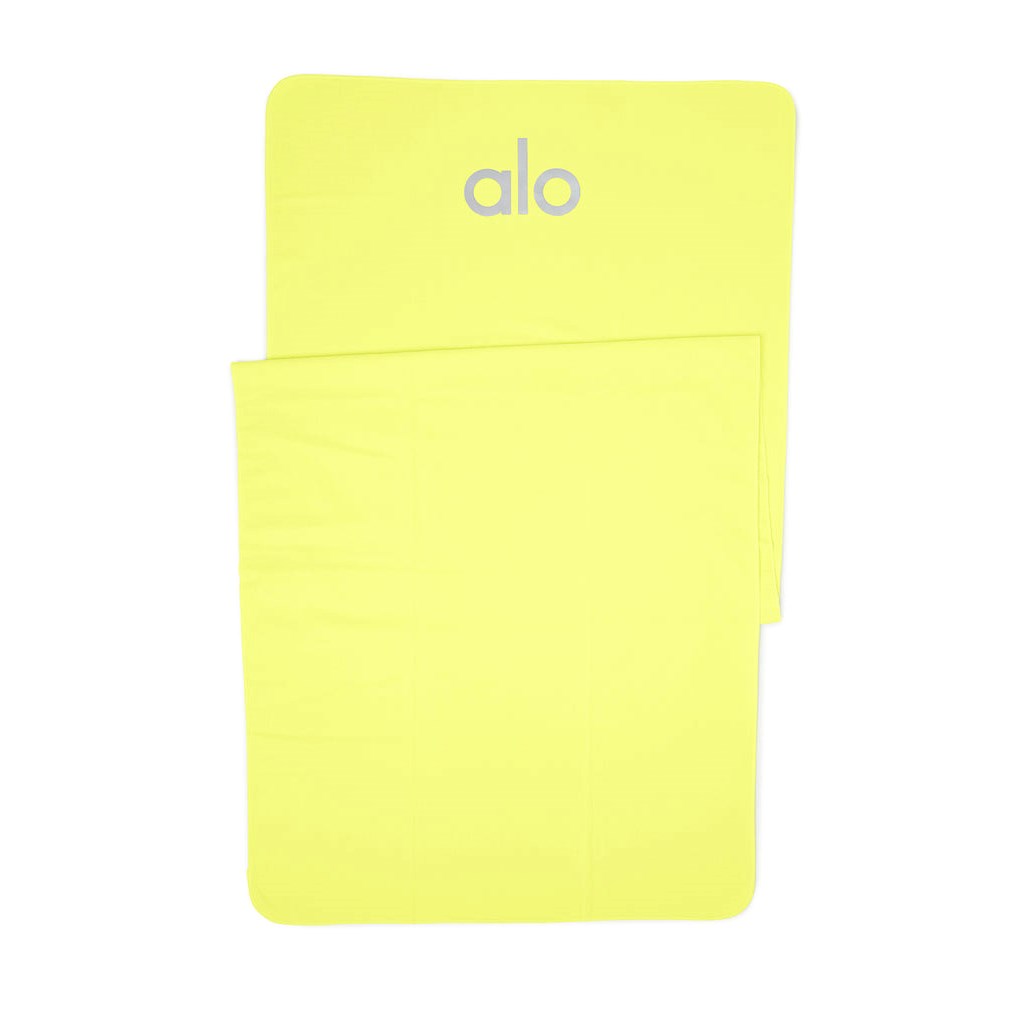 Towel Alo Yoga Grounded No-Slip Hombre Amarillos | NIET03486