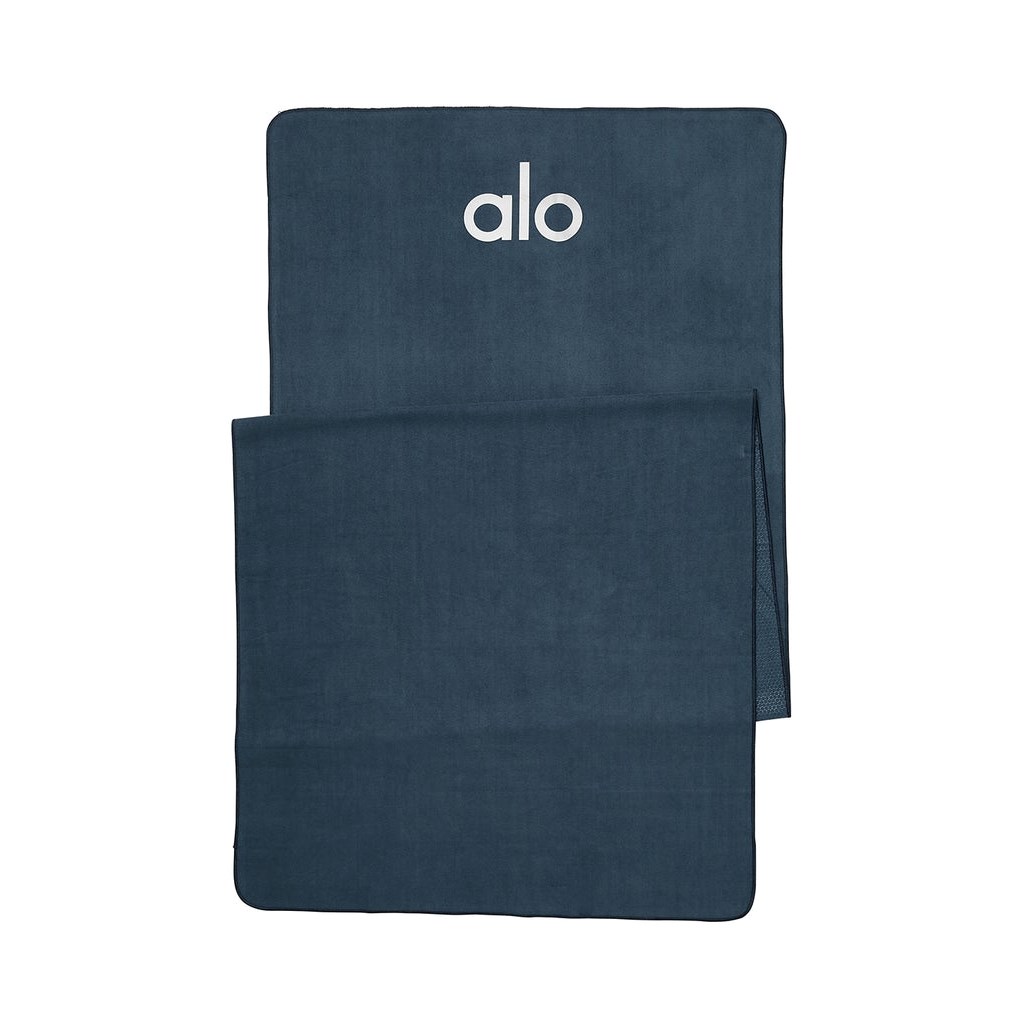 Towel Alo Yoga Grounded No-Slip Hombre Azules | TVLE58439