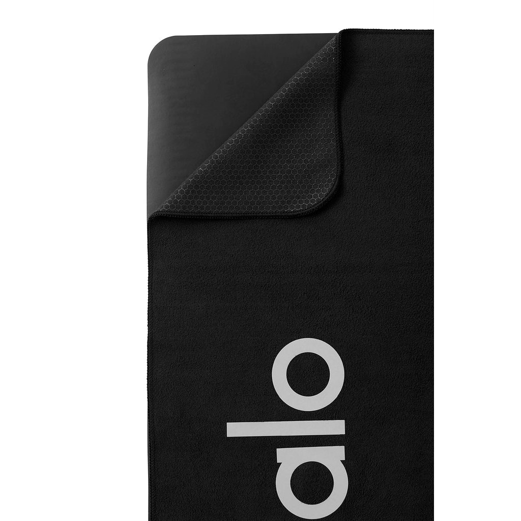Towel Alo Yoga Grounded No-Slip Hombre Negros | LYJH14973