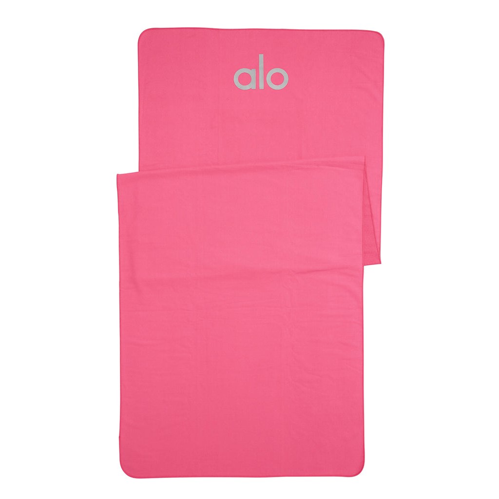 Towel Alo Yoga Grounded No-Slip Hombre Rosas | LBUR13960