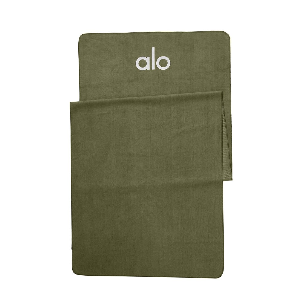 Towel Alo Yoga Grounded No-Slip Hombre Verdes | AXTF82769