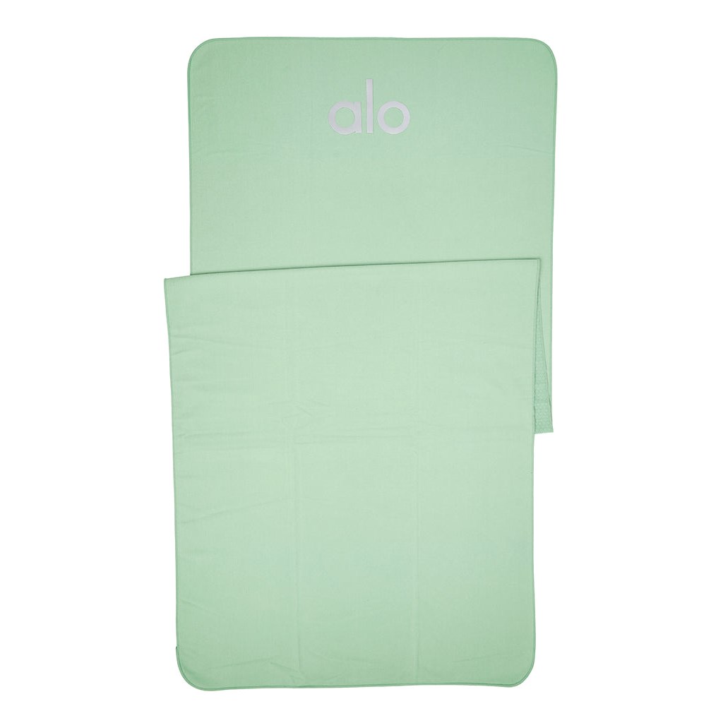 Towel Alo Yoga Grounded No-Slip Hombre Verdes | GWRT67138