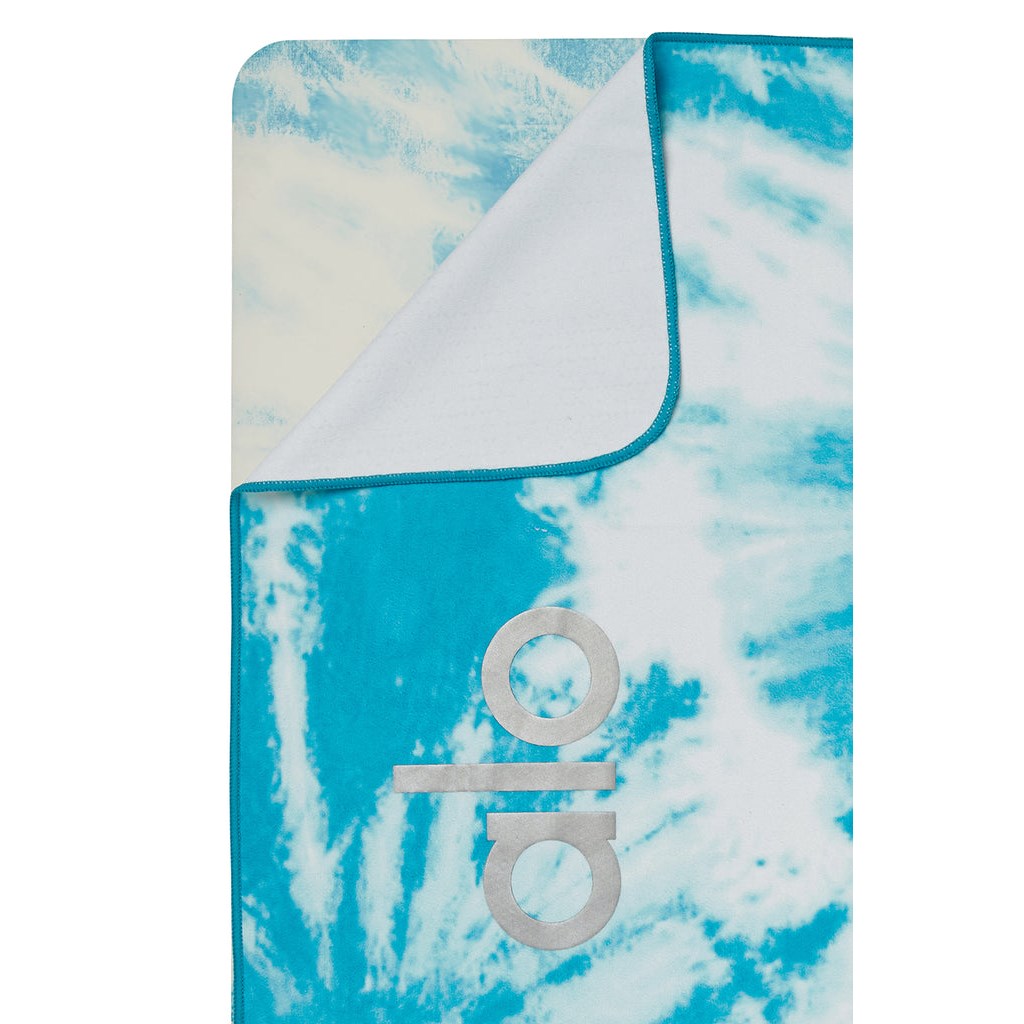Towel Alo Yoga Tie-Dye Grounded No-Slip Hombre Azules | VTSL05632
