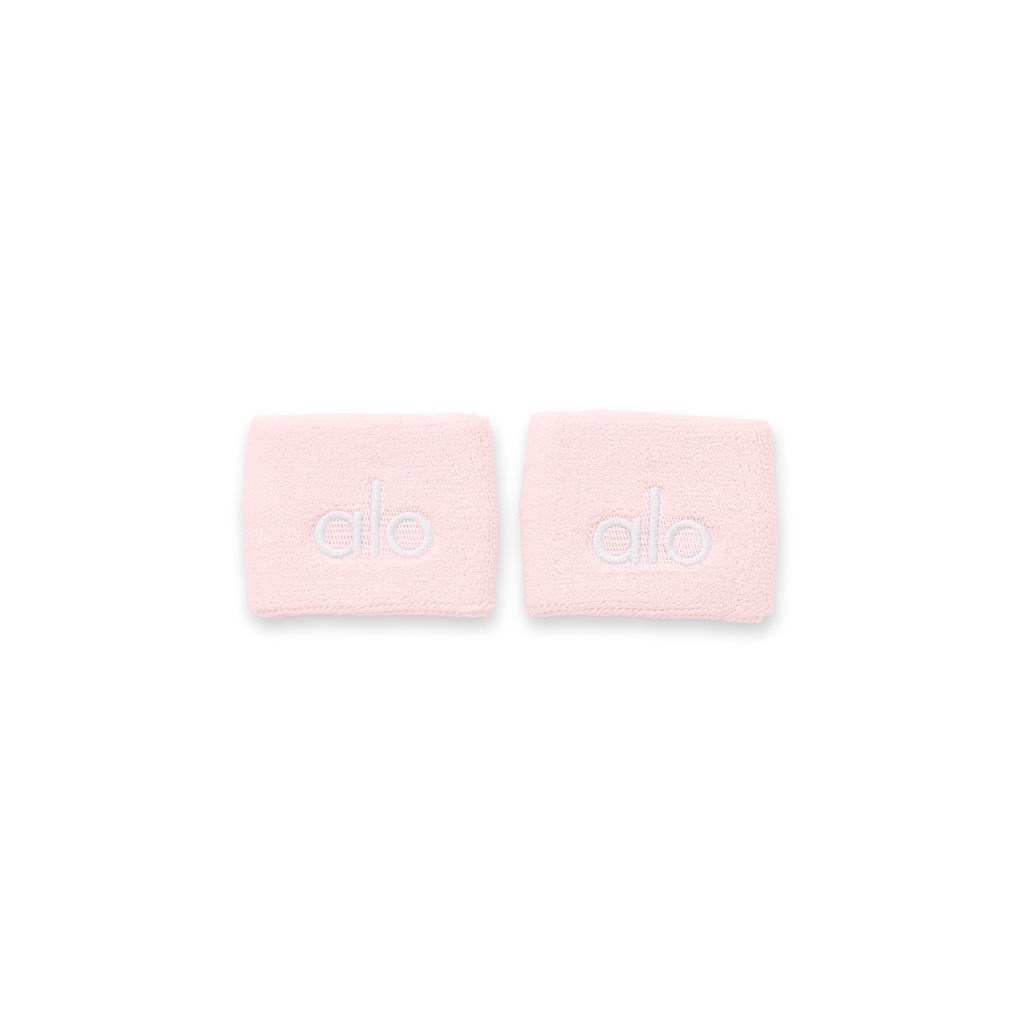 Wristband Alo Yoga Glow Wristband (2-Pack) Mujer Rosas | MFAO90864